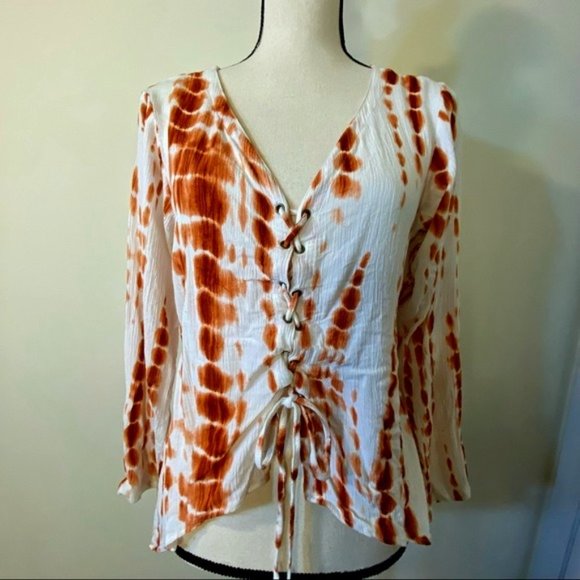 EARTHBOUND Tops - Earthbound  Boho Tie Dye Top Size: XL